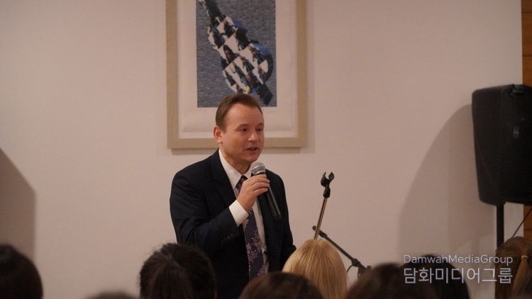 German Ambassador Georg Schmidt at ‘Women In koRea’ 6th Mentorship Program Kick-off event, co-hosted by KGCCI and German Embassy. / Courtesy of KGCCI