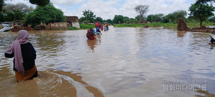 Flooding in Sudan has displaced 20,000 people since June. / Courtesy of IOM
