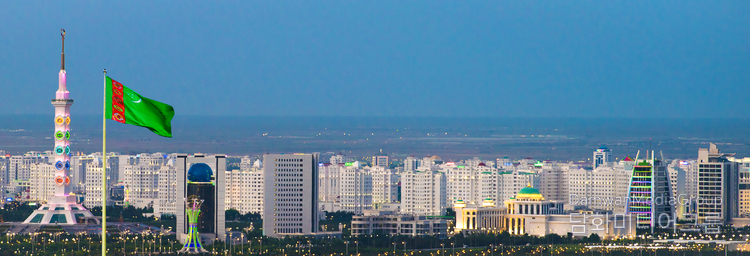 Panoramic view of Ashgabat City