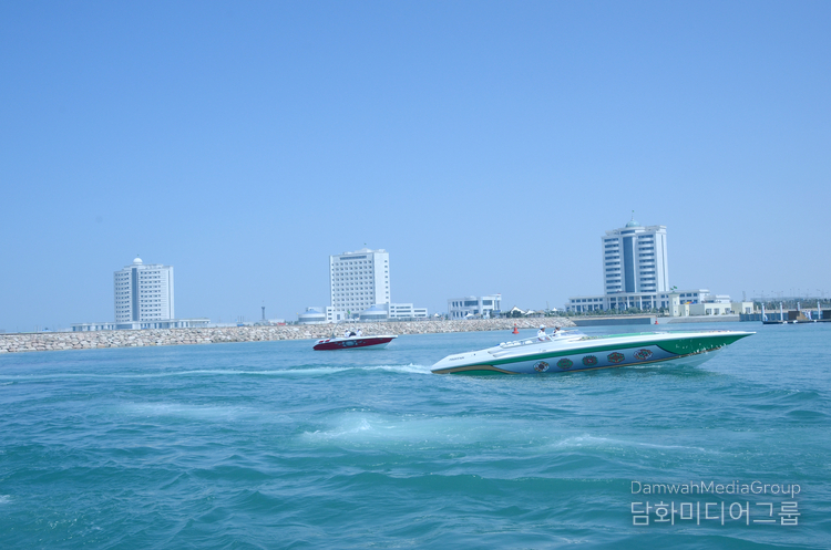 Awaza national tourism zone, Turkmen coast of Caspian Sea