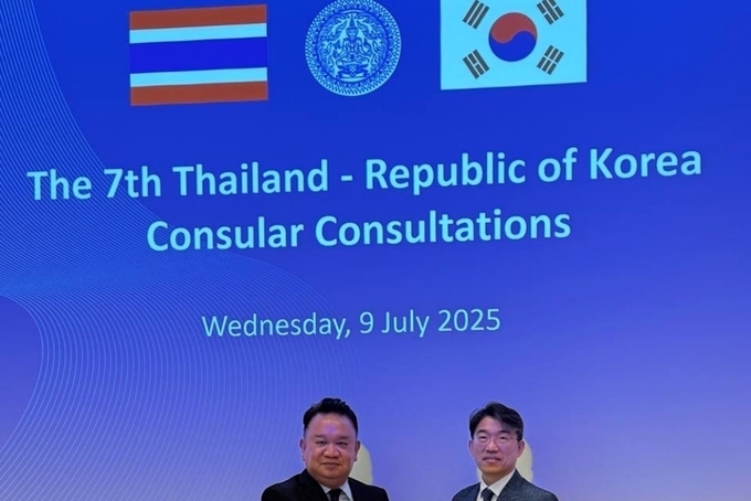 The Korea-Thailand consular consultation held in Bangkok, Thailand