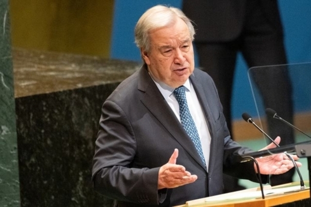 UN chief says, “Israeli-Palestinian conflict at ‘breaking point”