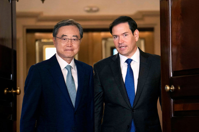 Foreign Minister Cho meets with U.S. Secretary of State Marco Rubio